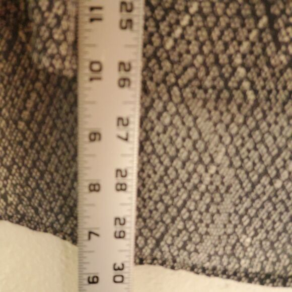 Daniel Rainn Top Hi-Low Sleeveless Blouse Womens Size Large Geometric Lace Print - Picture 11 of 15